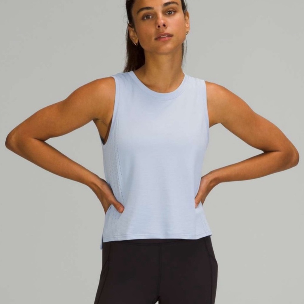 Lululemon Train to be Tank —Light Blue
